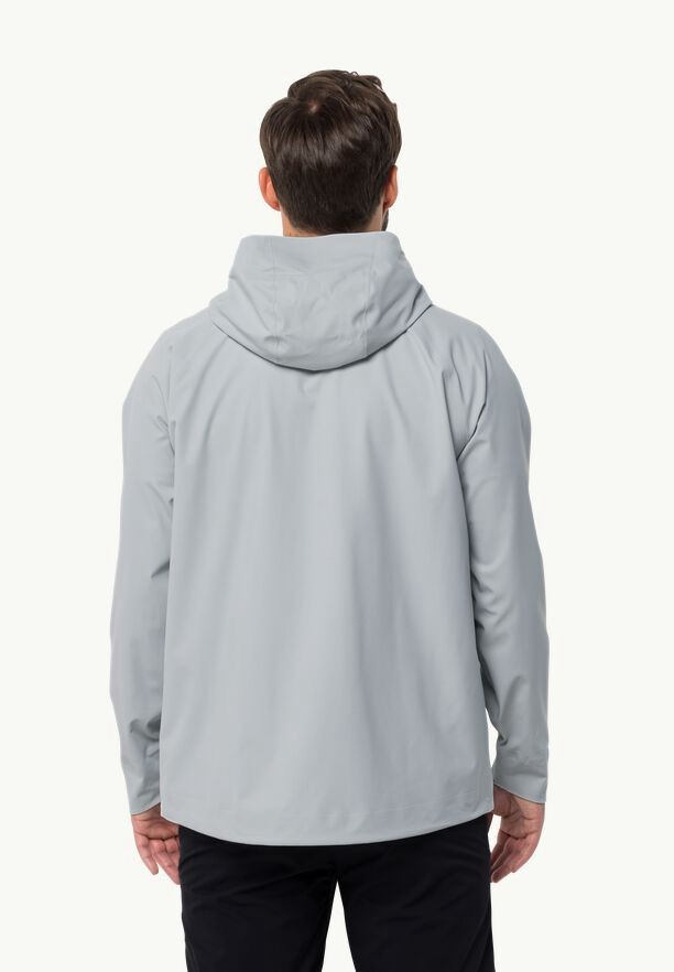Grey Jack Wolfskin Tapeless 2.0 Men Rain Jackets | 80345256