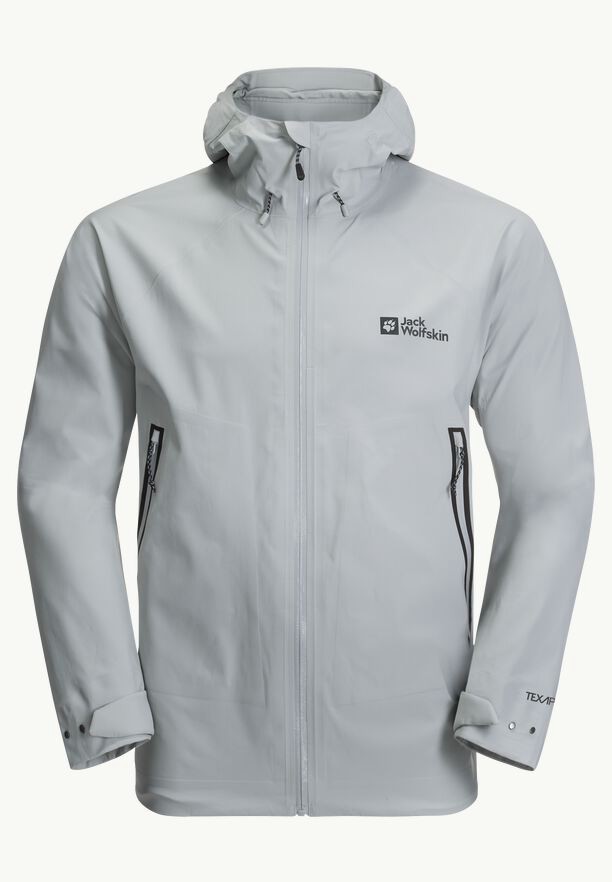 Grey Jack Wolfskin Tapeless 2.0 Men Rain Jackets | 80345256