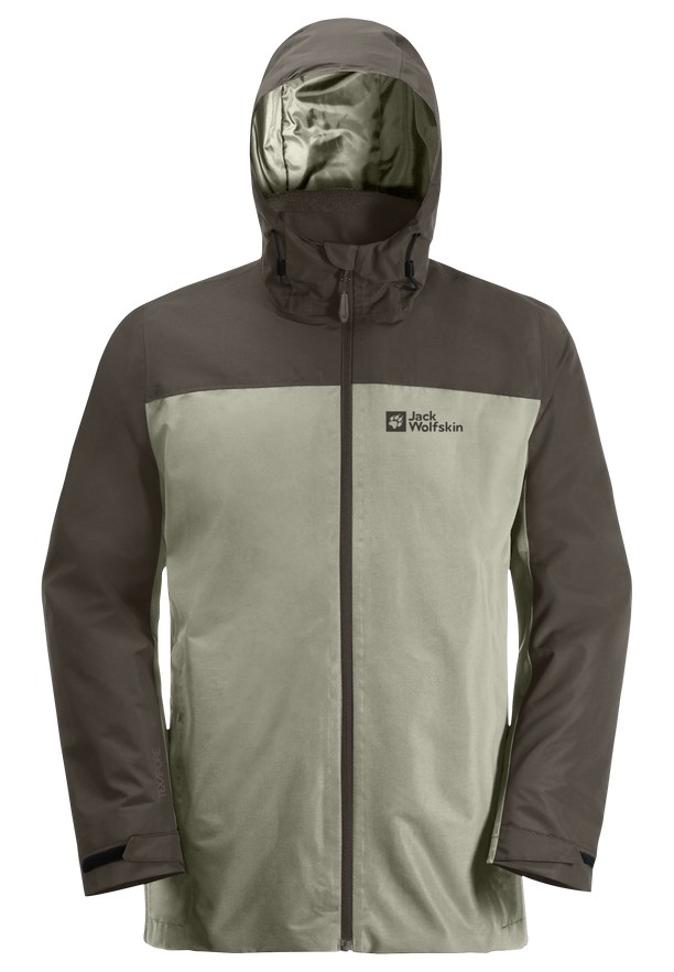 Grey Jack Wolfskin Taubenberg 3in1 Men Jackets | 23270479