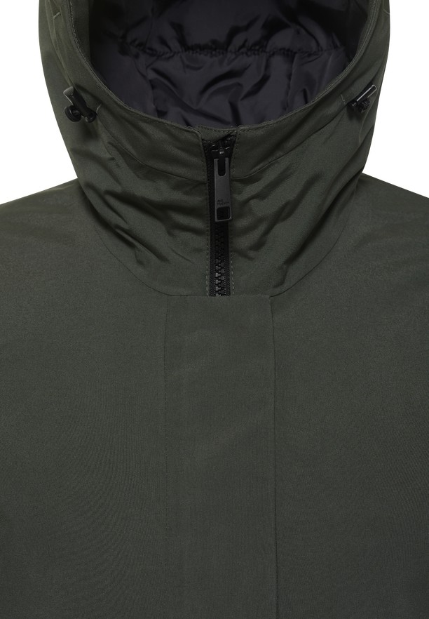 Grey Jack Wolfskin Tempelhof Women Coats | 22083079