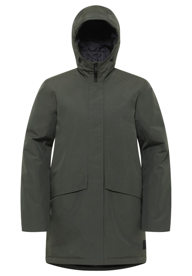 Grey Jack Wolfskin Tempelhof Women Coats | 22083079