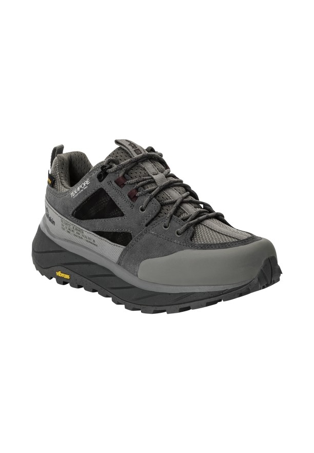 Grey Jack Wolfskin Terraquest Texapore Low Women Hiking Shoes | 48861037