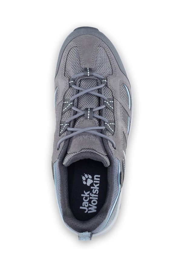 Grey Jack Wolfskin Vojo 3 Texapore Low Women Hiking Shoes | 12047803