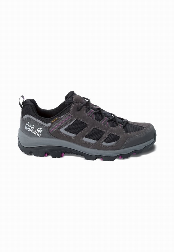 Grey Jack Wolfskin Vojo 3 Texapore Low Women Hiking Shoes | 51383184