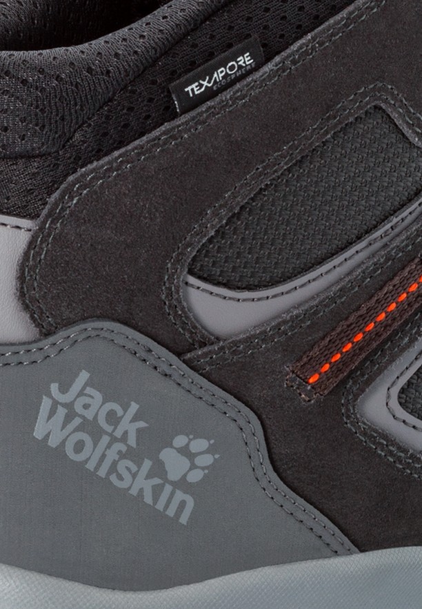 Grey Jack Wolfskin Vojo 3 Texapore Mid Men Hiking Shoes | 65393662