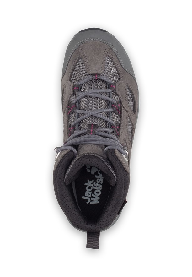 Grey Jack Wolfskin Vojo 3 Texapore Mid Women Hiking Shoes | 38348824