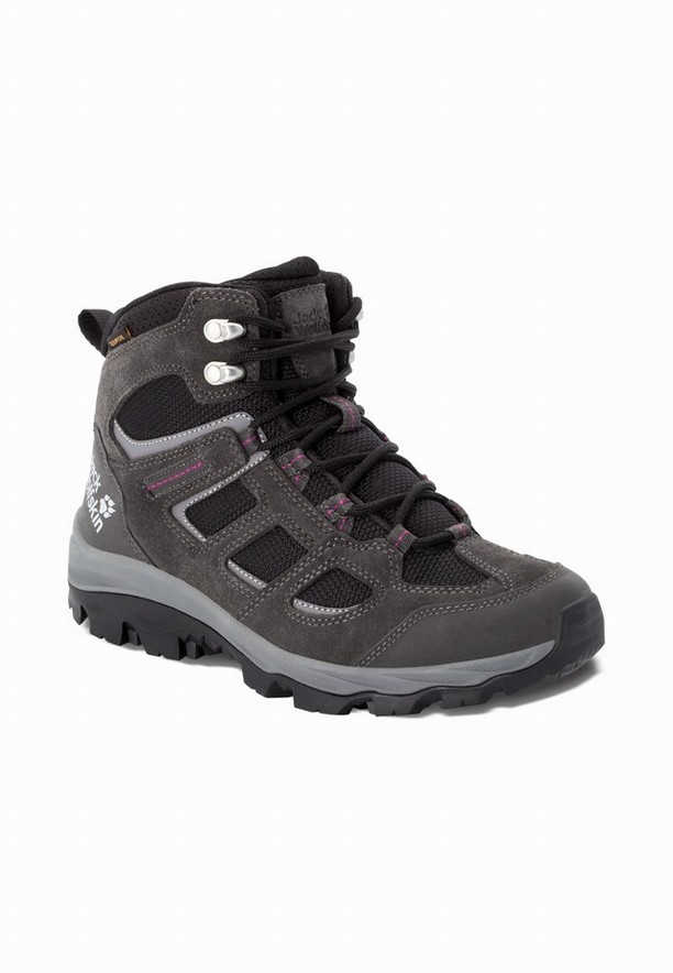 Grey Jack Wolfskin Vojo 3 Texapore Mid Women Hiking Shoes | 44477418