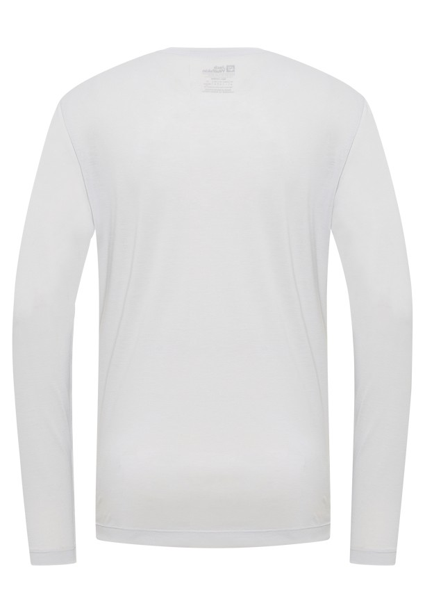 Grey Jack Wolfskin Vonnan Ls Men T Shirts | 17359709