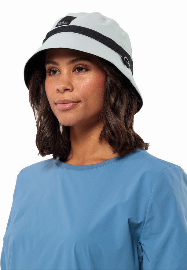 Grey Jack Wolfskin Wandermood Men Bucket Hats | 96295332