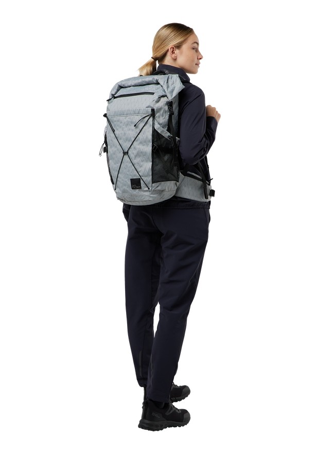 Grey Jack Wolfskin Wandermood Rolltop 30 Women Hiking Backpack | 78601723