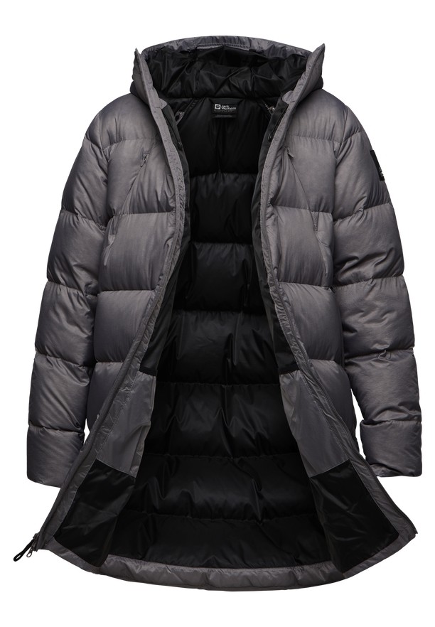 Grey Jack Wolfskin Wandermood Women Down Coats | 50935025