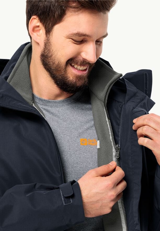 Grey Jack Wolfskin Winterstein Fz Men Fleece Jackets | 78919082