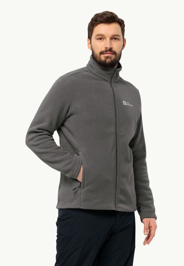 Grey Jack Wolfskin Winterstein Fz Men Fleece Jackets | 78919082