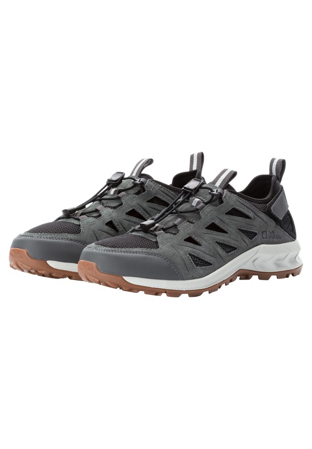 Grey Jack Wolfskin Woodland 2 Hybrid Low Men Hiking Shoes | 76496633