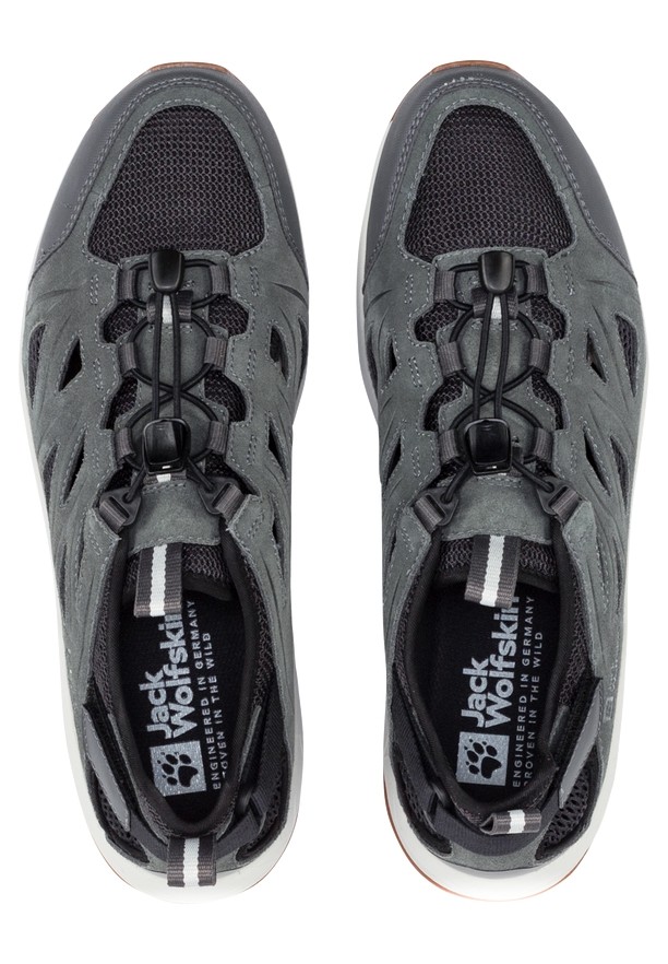 Grey Jack Wolfskin Woodland 2 Hybrid Low Men Hiking Shoes | 76496633