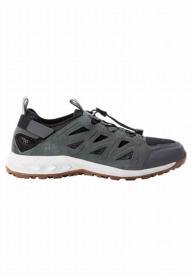Grey Jack Wolfskin Woodland 2 Hybrid Low Men Hiking Shoes | 76496633