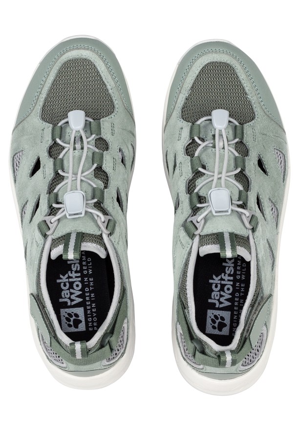 Grey Jack Wolfskin Woodland 2 Hybrid Low Women Hiking Shoes | 75341126