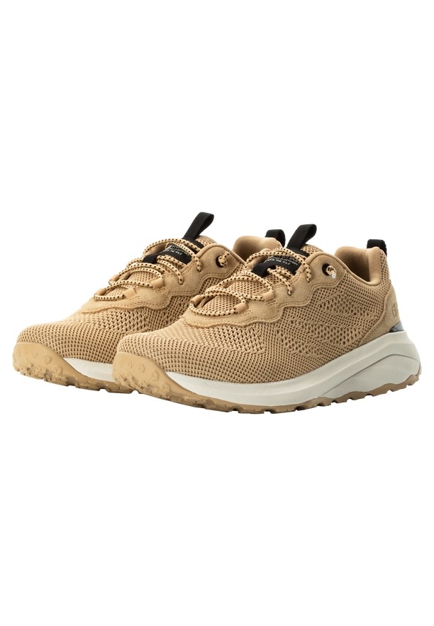 Khaki Jack Wolfskin Dromoventure Knit Low Women Outdoor Shoes | 50002047