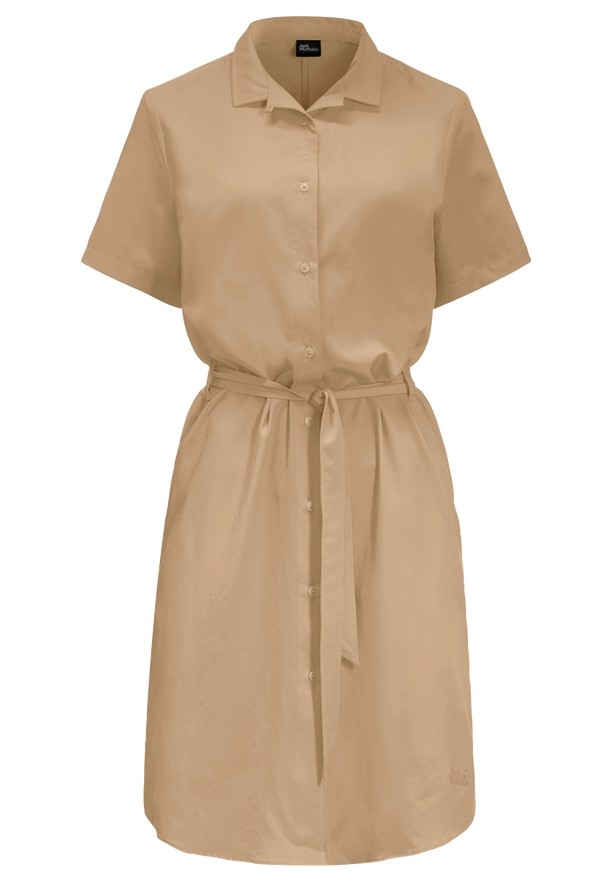 Khaki Jack Wolfskin Holiday Midi Women Dress | 47205801