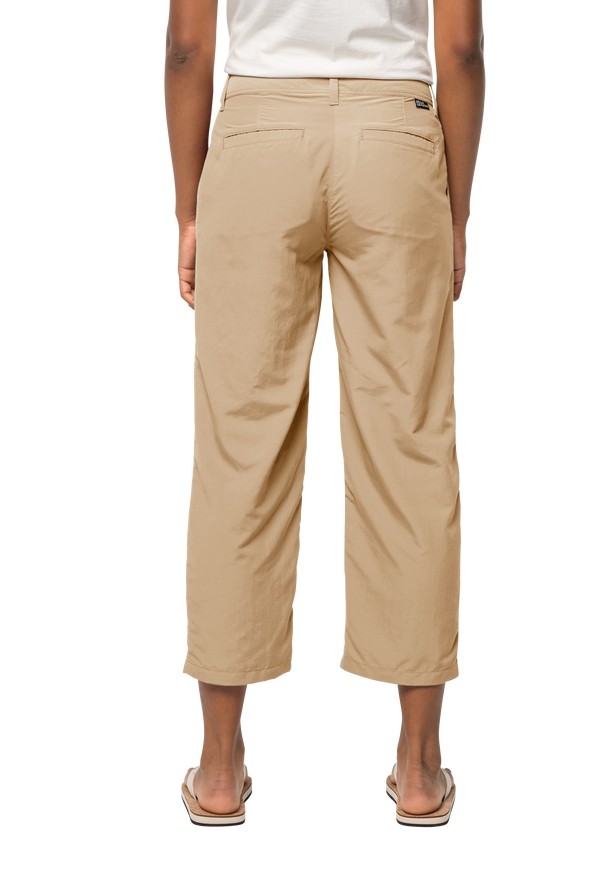 Khaki Jack Wolfskin Kalahari 7/8 Women Pants | 97756230