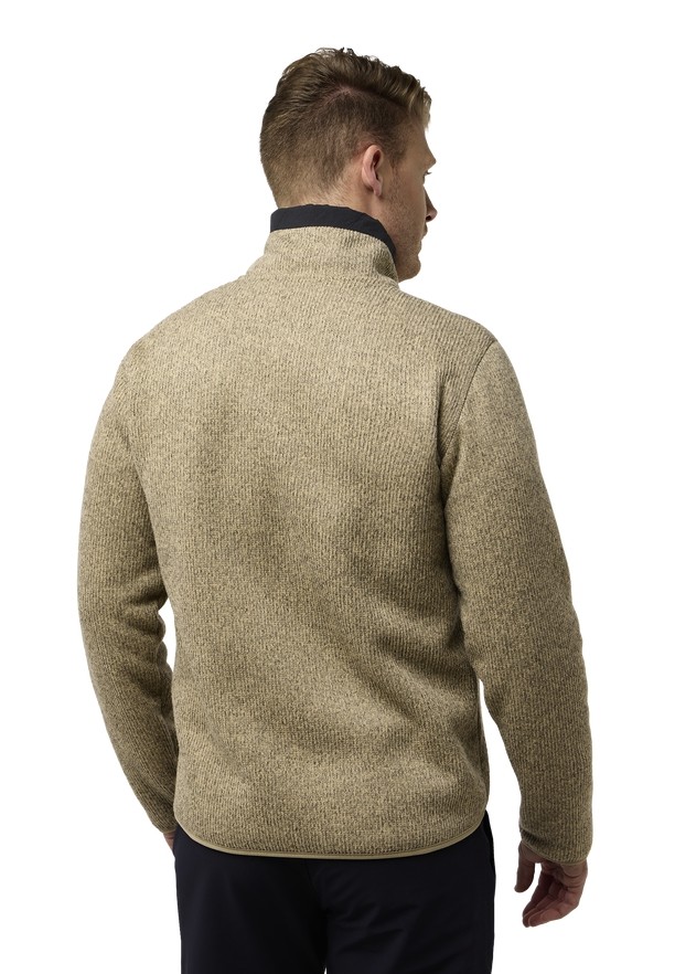 Khaki Jack Wolfskin Kaminfeuer Men Fleece Jackets | 28324087