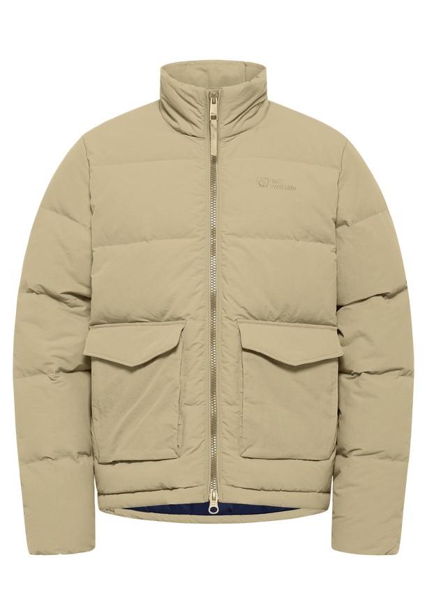 Khaki Jack Wolfskin Nordlicht Men Down Jackets | 58867730