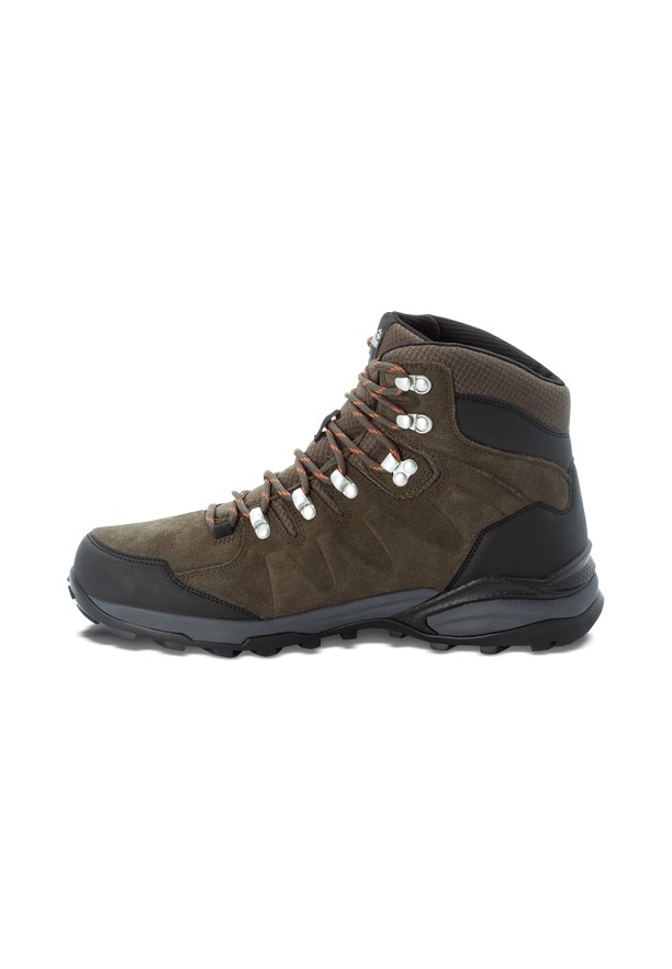 Khaki Jack Wolfskin Refugio Texapore Mid Men Hiking Shoes | 46799310