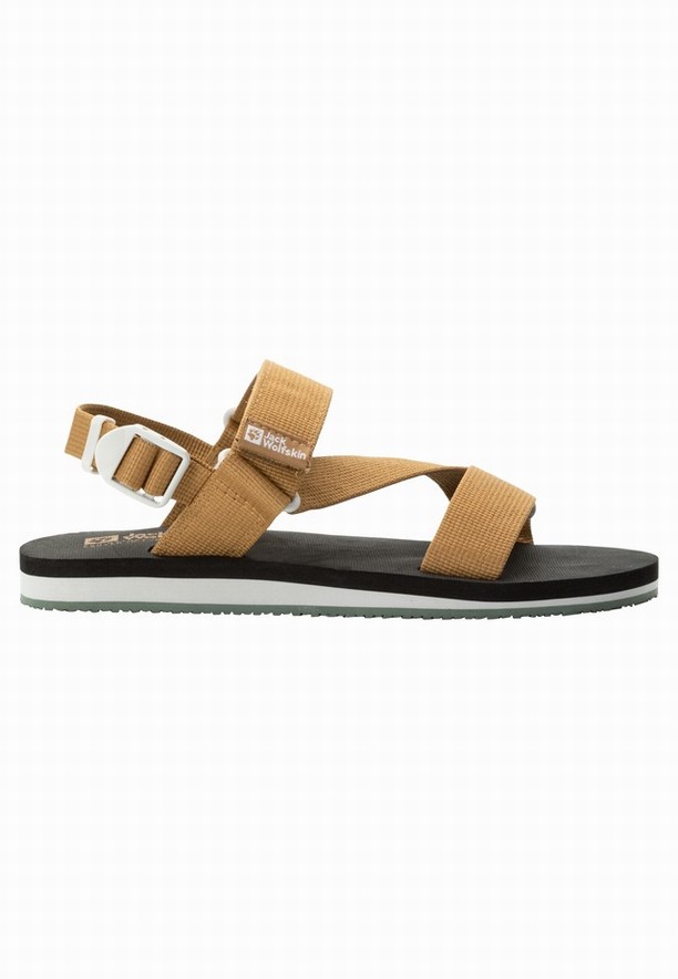 Khaki Jack Wolfskin Urban Entdeckung Belt Women Sandals | 54903539