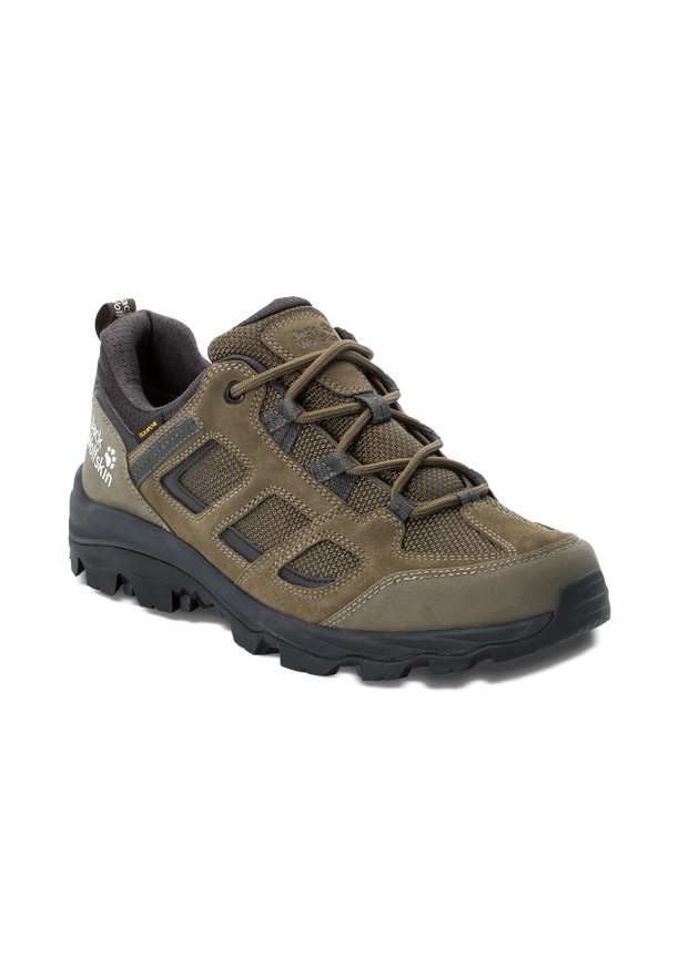 Khaki Jack Wolfskin Vojo 3 Texapore Low Men Hiking Shoes | 39990952