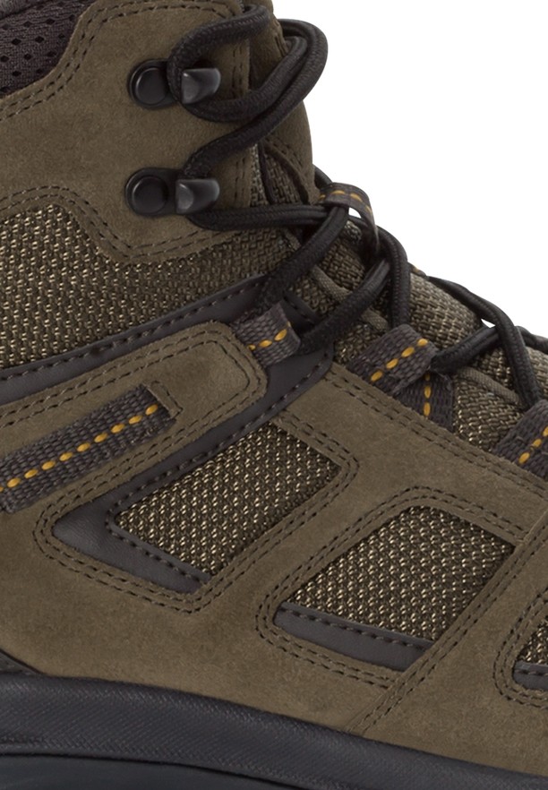 Khaki Jack Wolfskin Vojo 3 Texapore Mid Men Hiking Shoes | 45553564