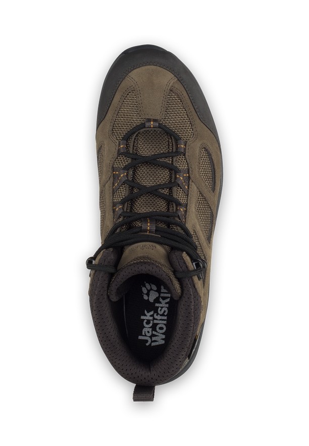 Khaki Jack Wolfskin Vojo 3 Texapore Mid Men Hiking Shoes | 45553564