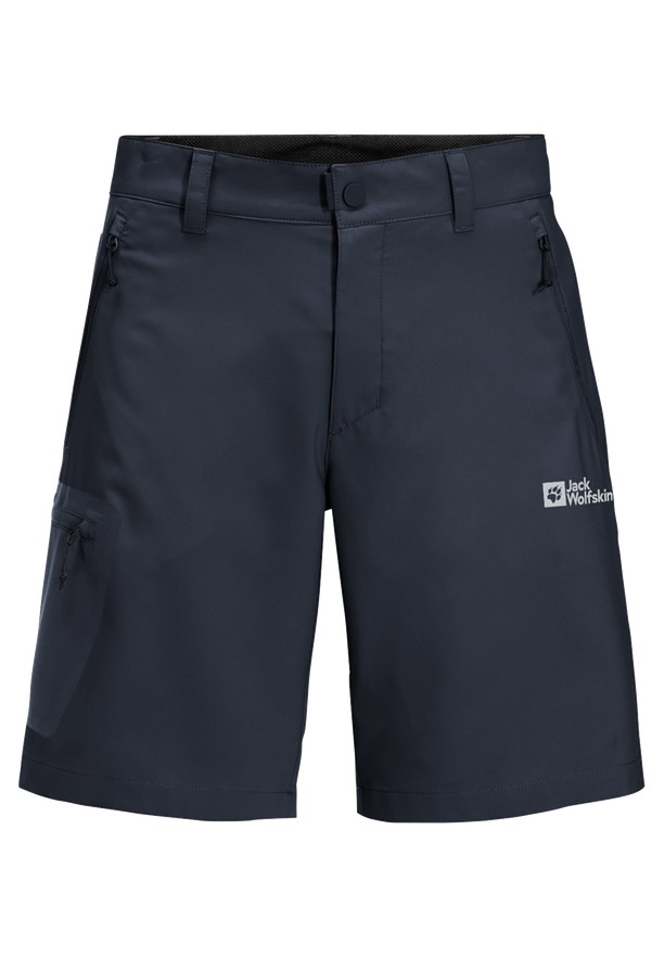Navy Jack Wolfskin Active Track Men Shorts | 26154224