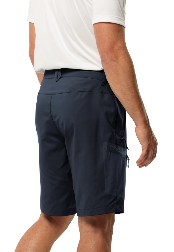 Navy Jack Wolfskin Active Track Men Shorts | 26154224