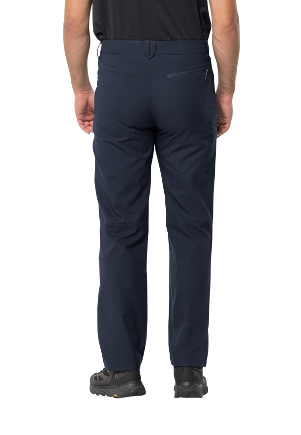 Navy Jack Wolfskin Active Track Pant Men Hiking Pants | 14976185