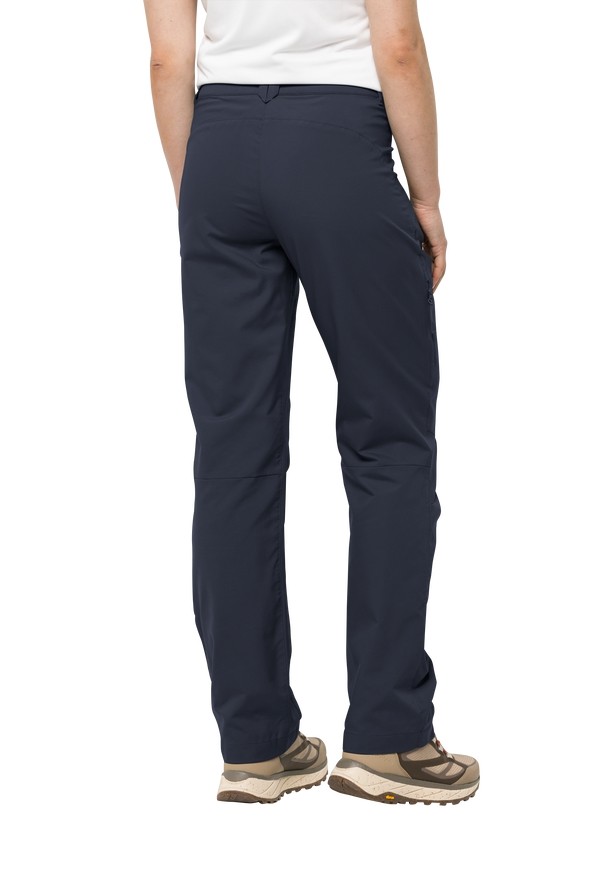 Navy Jack Wolfskin Active Track Women Hiking Pants | 21150016