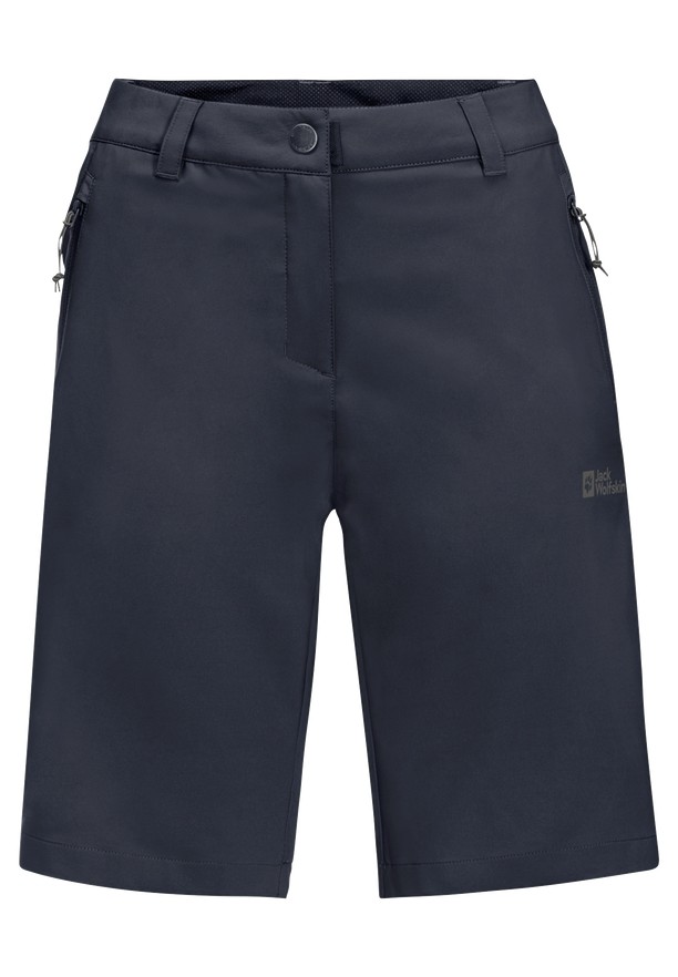 Navy Jack Wolfskin Active Track Women Shorts | 67683336