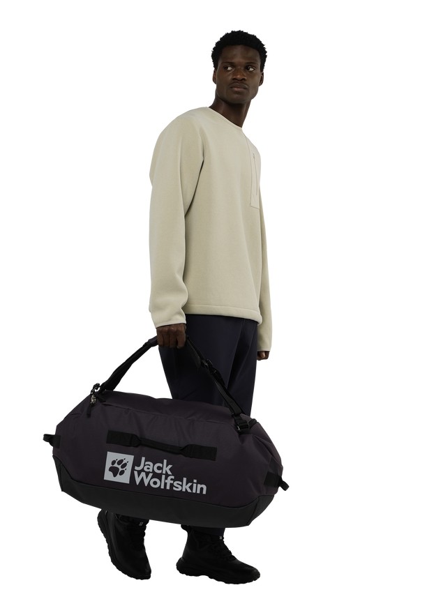 Navy Jack Wolfskin All-in 65 Men Duffle Bags | 84669688