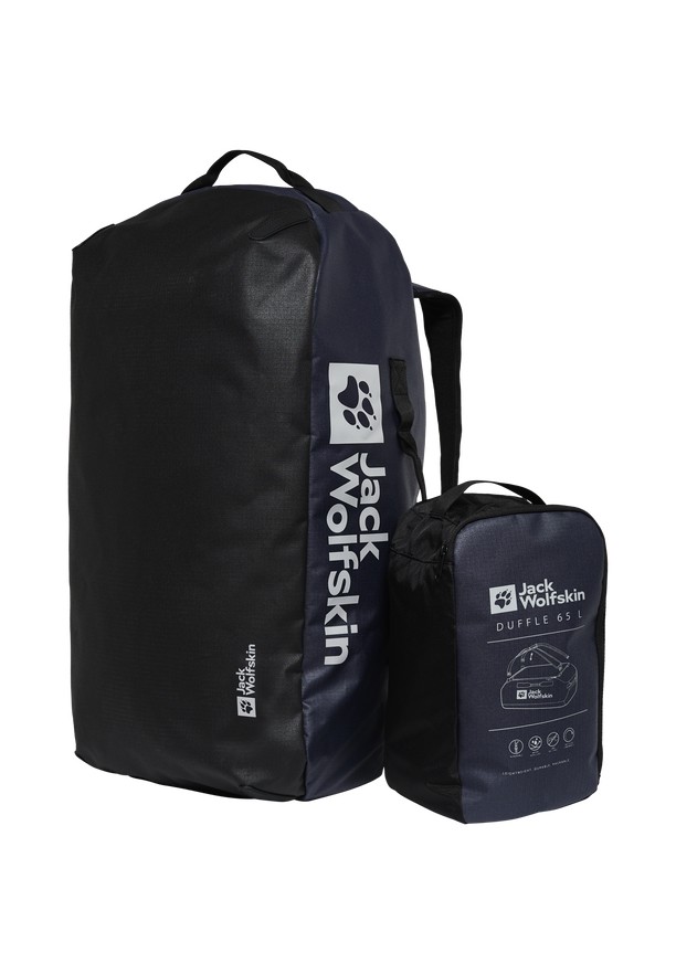 Navy Jack Wolfskin All-in 65 Men Duffle Bags | 21084557
