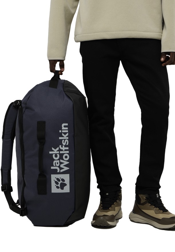 Navy Jack Wolfskin All-in 65 Women Duffle Bags | 30272136