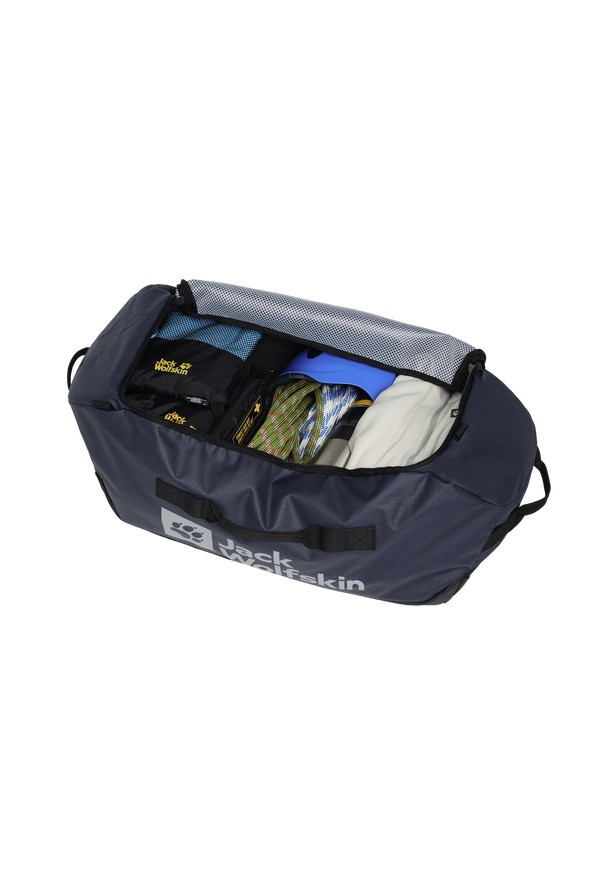 Navy Jack Wolfskin All-in 65 Women Duffle Bags | 30272136