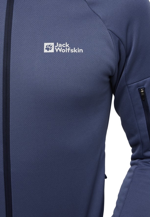 Navy Jack Wolfskin Alpgrat Fz Men Fleece Jackets | 52399266