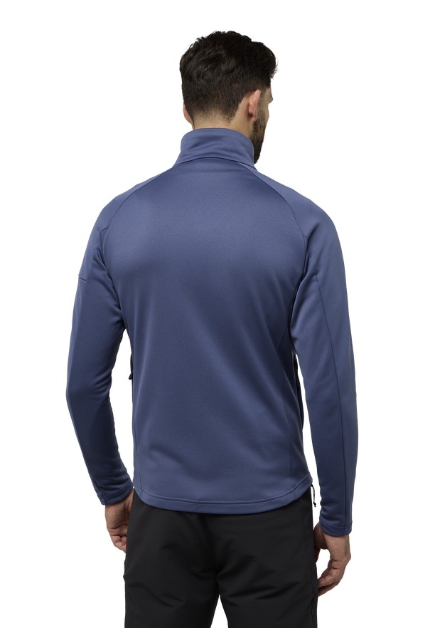 Navy Jack Wolfskin Alpgrat Fz Men Fleece Jackets | 52399266
