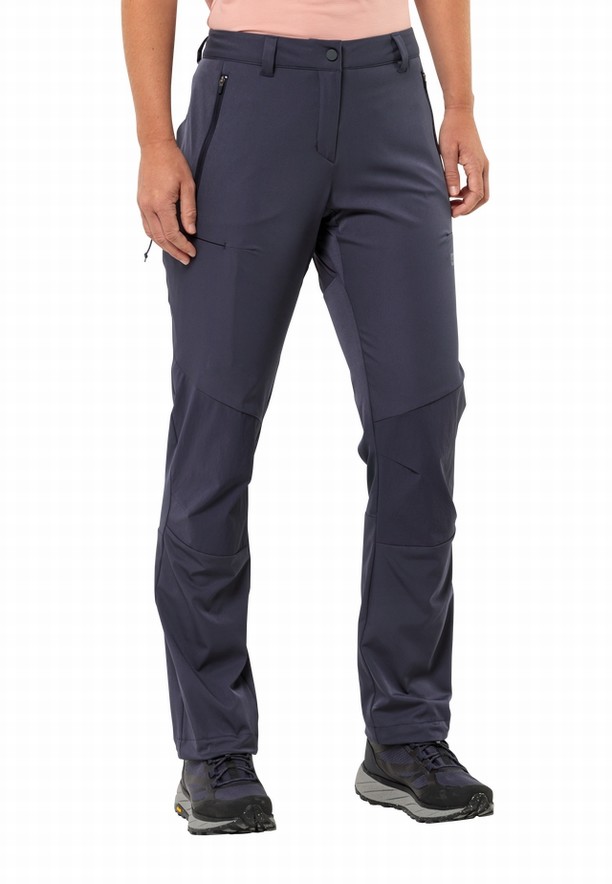 Navy Jack Wolfskin Alpine Women Hiking Pants | 91086134