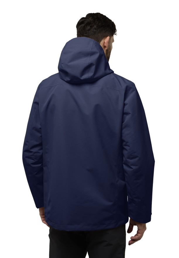 Navy Jack Wolfskin Altenberg 3in1 Men Jackets | 29119448