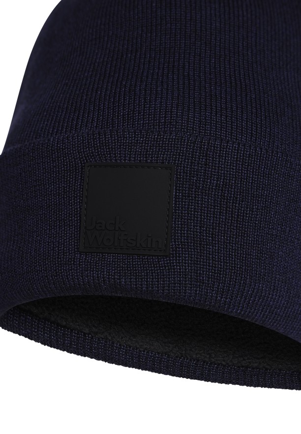 Navy Jack Wolfskin Arcaden Men Beanie | 83111580