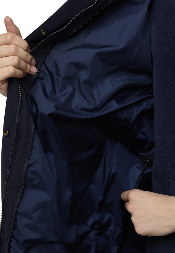Navy Jack Wolfskin Baylight 3in1 Women Coats | 81059794