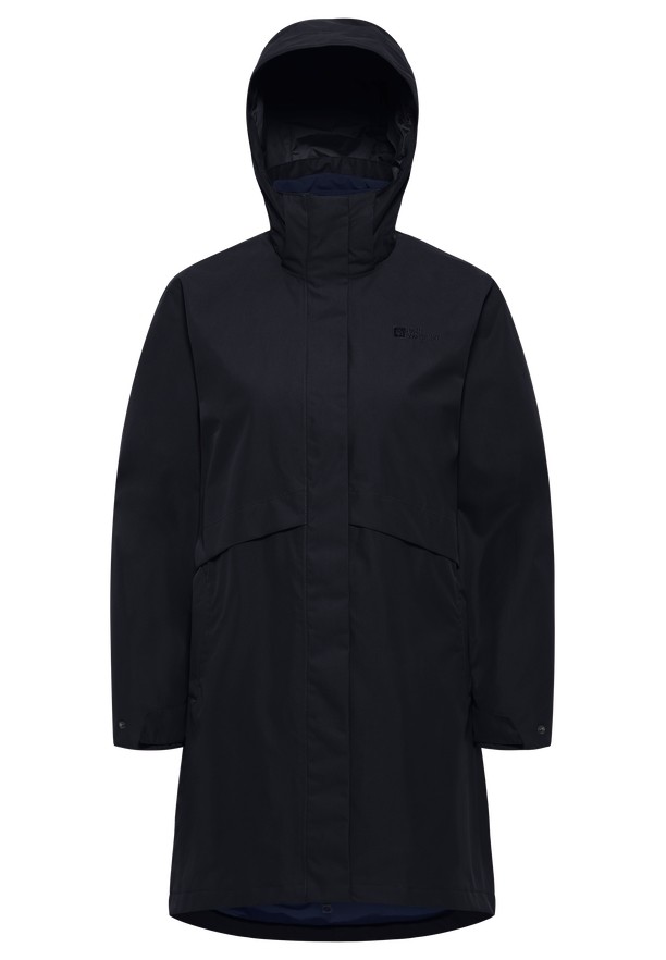 Navy Jack Wolfskin Baylight 3in1 Women Coats | 81059794