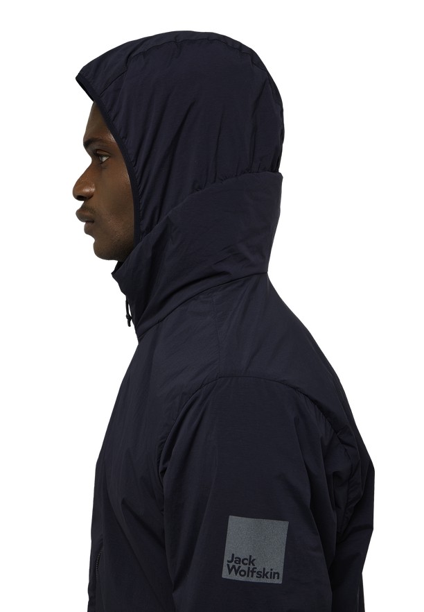 Navy Jack Wolfskin Bike Commute Xt Men Jackets | 70471954