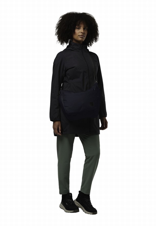 Navy Jack Wolfskin Burgweg Women Shoulder Bags | 19692935