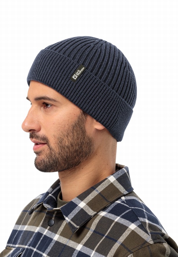 Navy Jack Wolfskin Cosy Women Beanie | 56340262